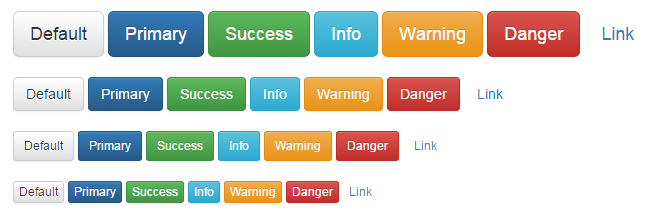 Bootstrap Standard Buttons