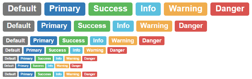 Bootstrap Labels