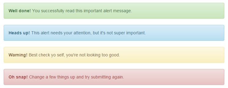 Bootstrap Alerts