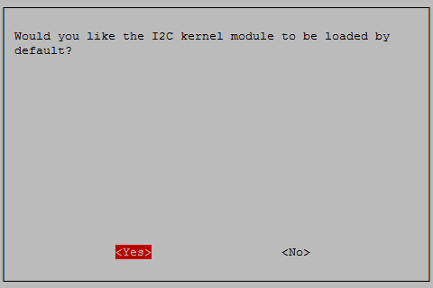 I2C Kernel Module Loaded by Defaut