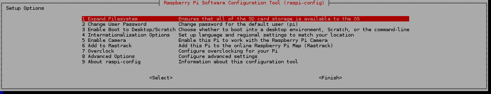 Raspberry Pi Software Configuration Tool