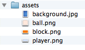 Our assets folder