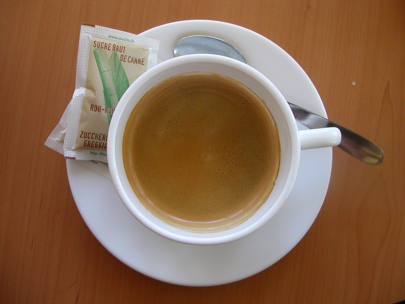 Coffee served at the CERN particle accelerator