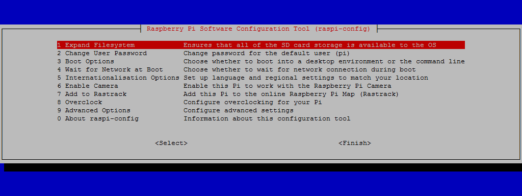 Raspberry Pi Software Configuration Tool