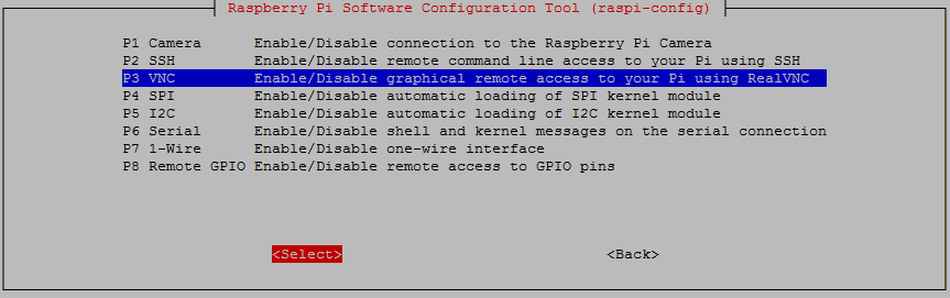 Enabling VNC