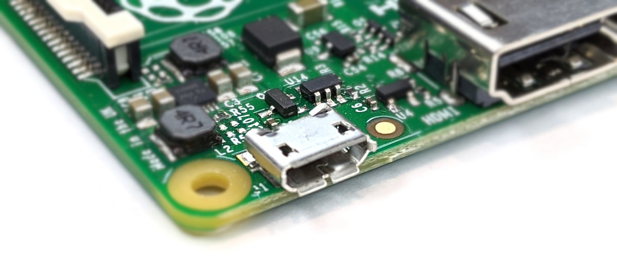 Raspberry Pi A+ USB Power Input