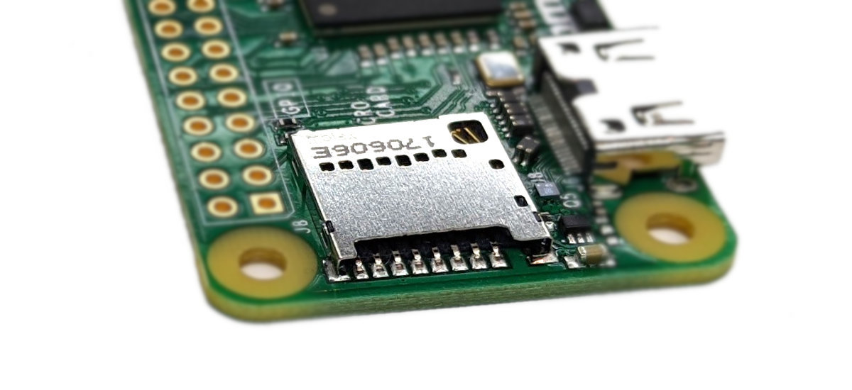 Raspberry Pi Zero MicroSD Card Socket