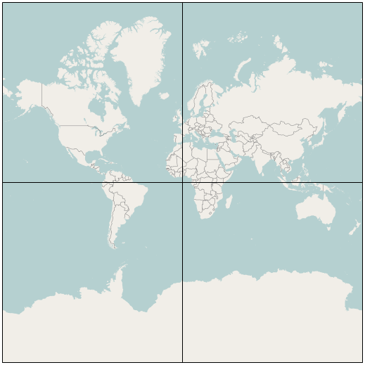 Zoom Level 1. © OpenStreetMap contributors