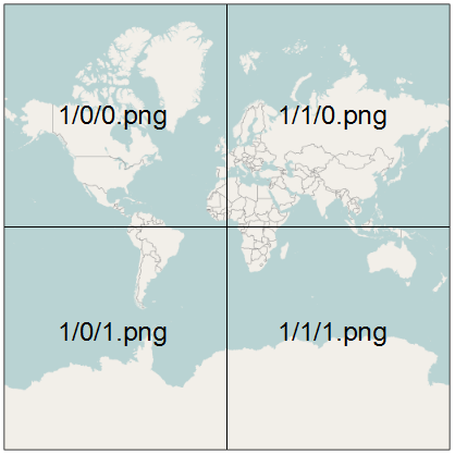 Zoom Level 1. © OpenStreetMap contributors