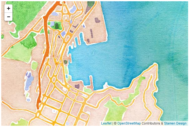 Stamen.Watercolor map