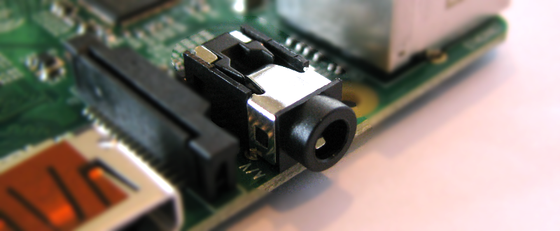 Raspberry Pi B+ A/V Connector