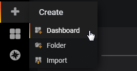 Create Dashboard Menu