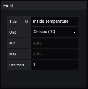 Field Options