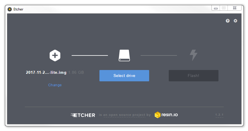 Etcher SD Card Selection