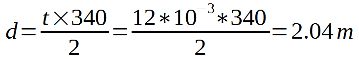 calculating the distance