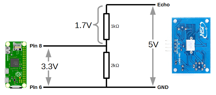 How the voltage divider works